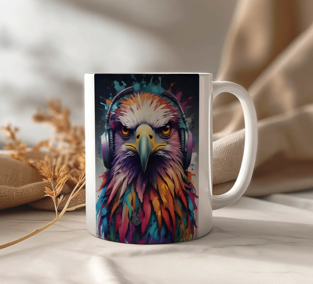 Eagle-Musik Keramik Tasse von MakArena