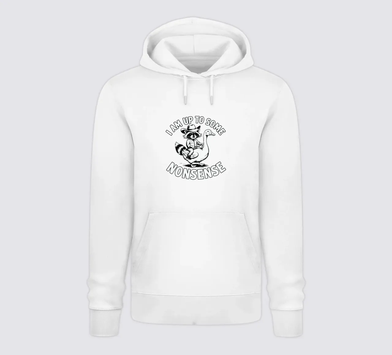 I am up to some nonsense felpa con cappuccio da edsonramosart