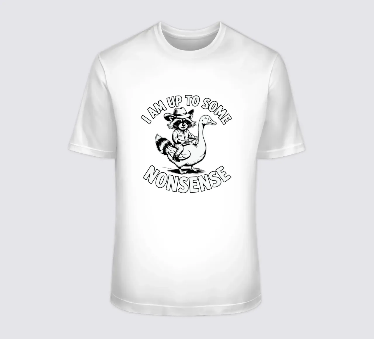 I am up to some nonsense t-shirt da edsonramosart