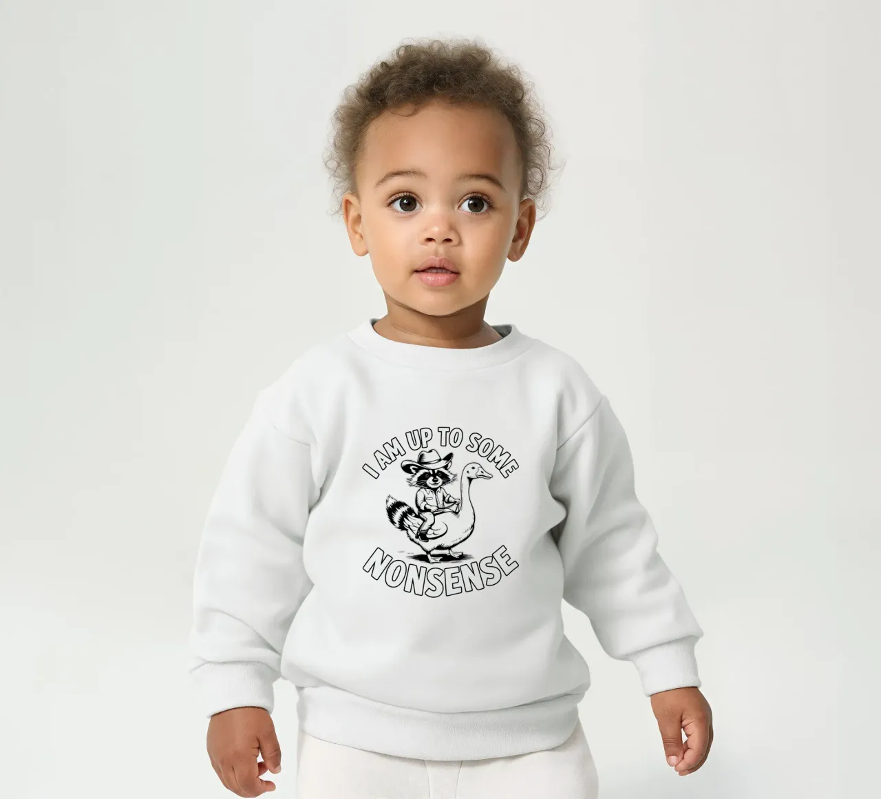 I am up to some nonsense felpa neonato da edsonramosart