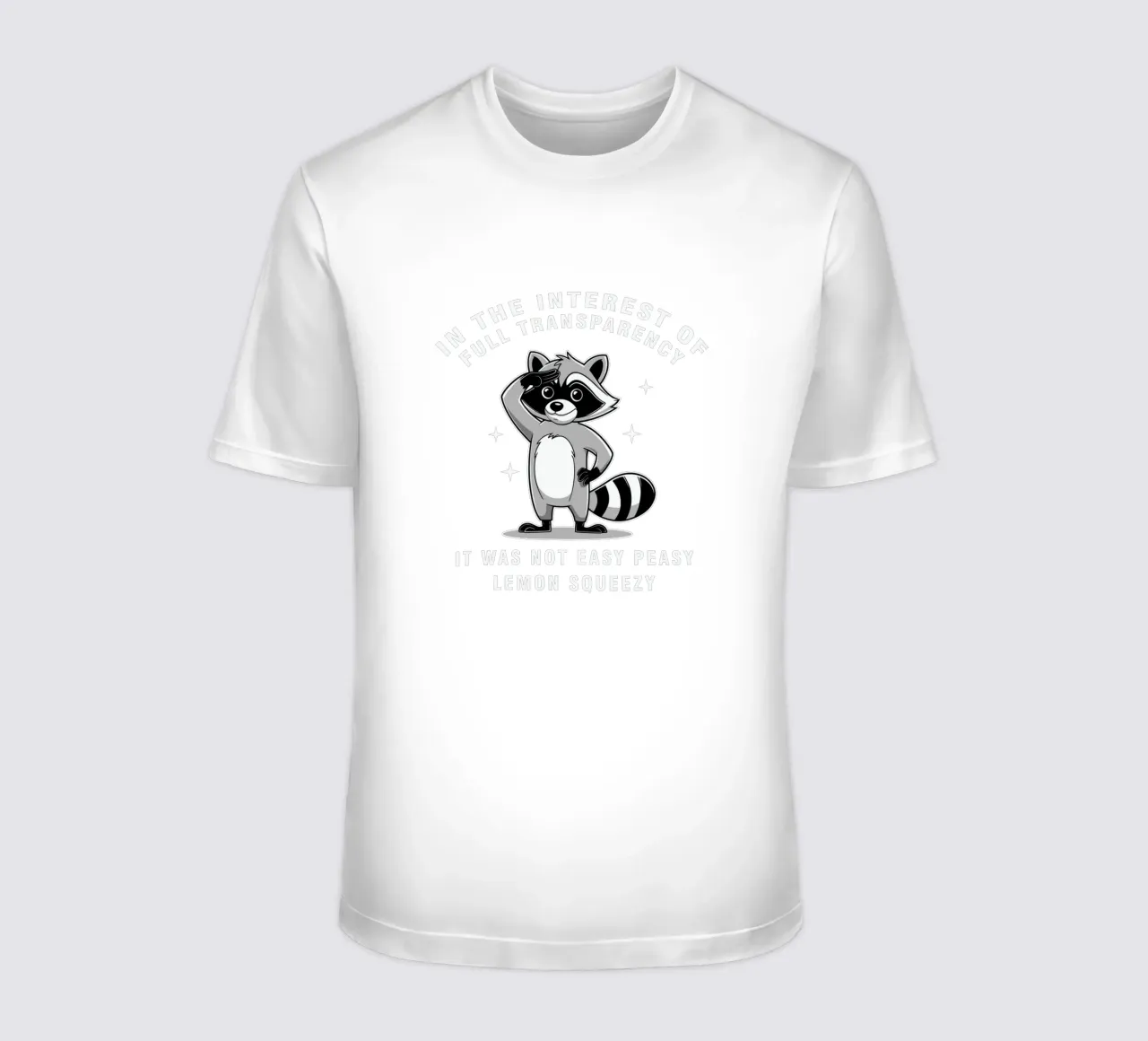 In the interest of full transparency t-shirt van edsonramosart