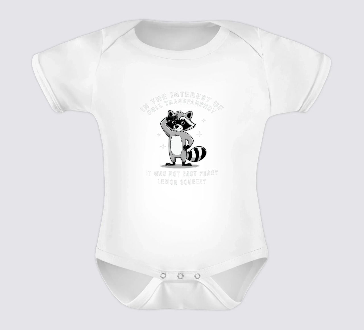 In the interest of full transparency body neonato maniche corte da edsonramosart