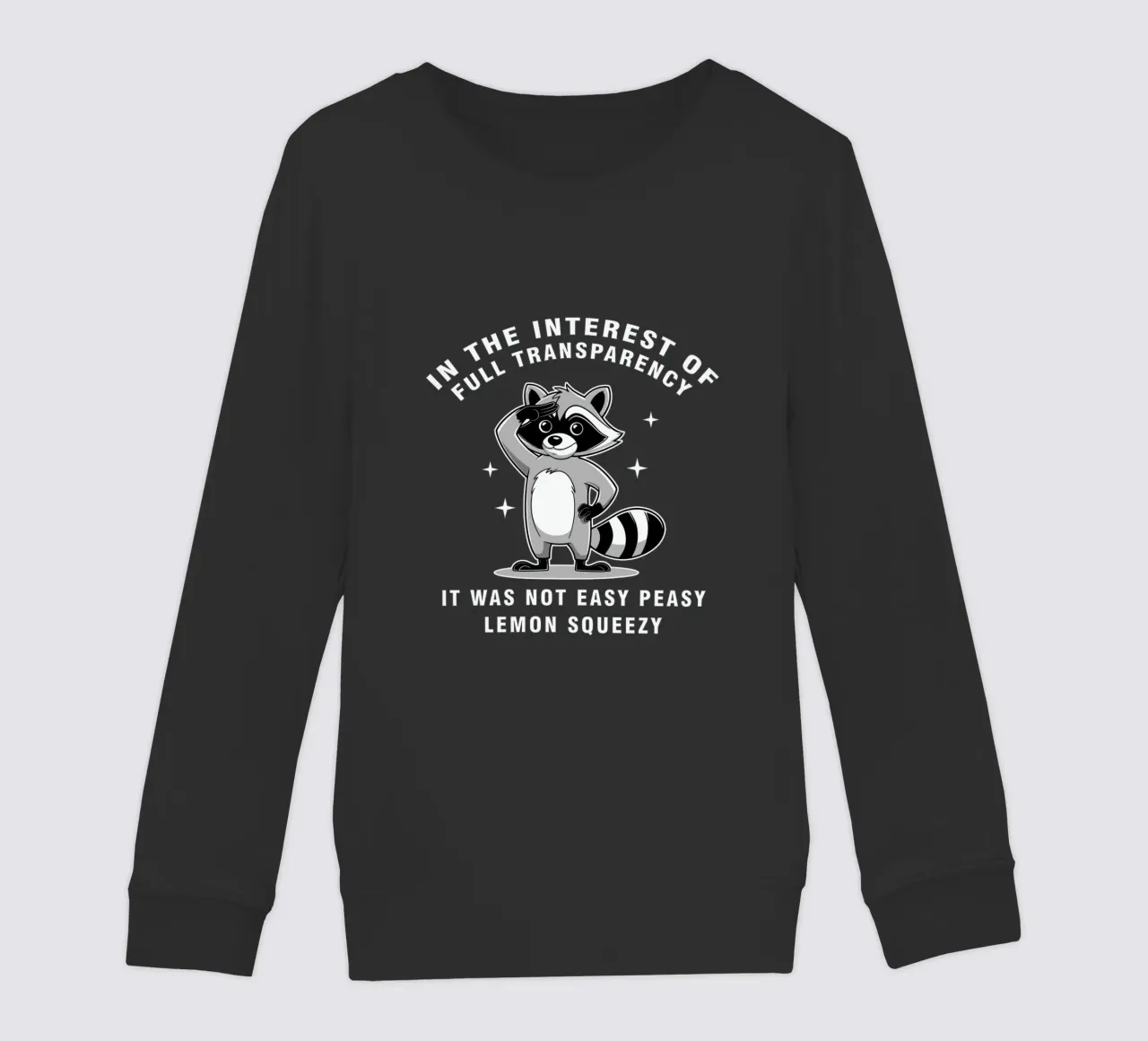 In the interest of full transparency felpa bambino da edsonramosart