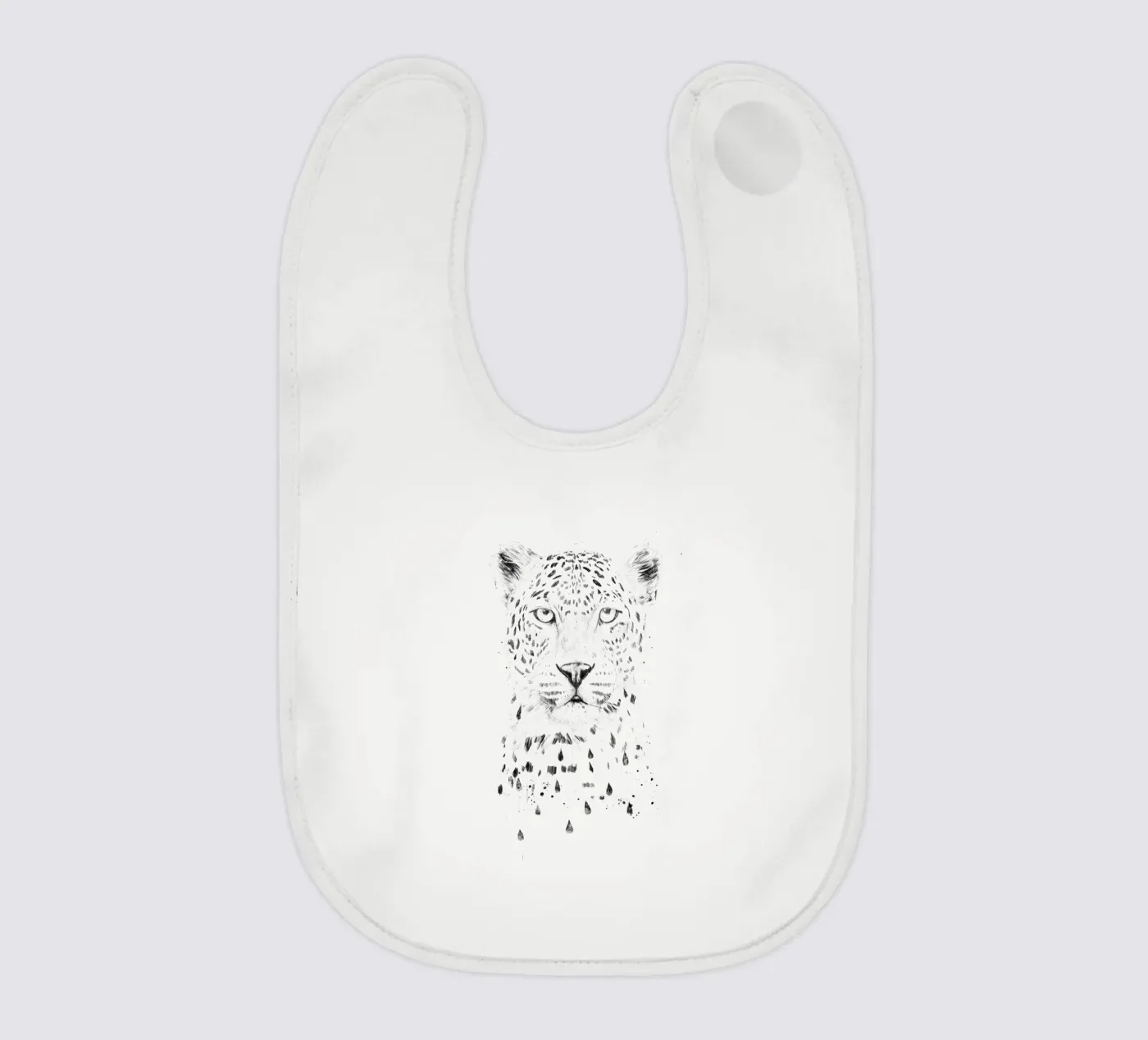 Raining Again baby bib by Balazs Solti