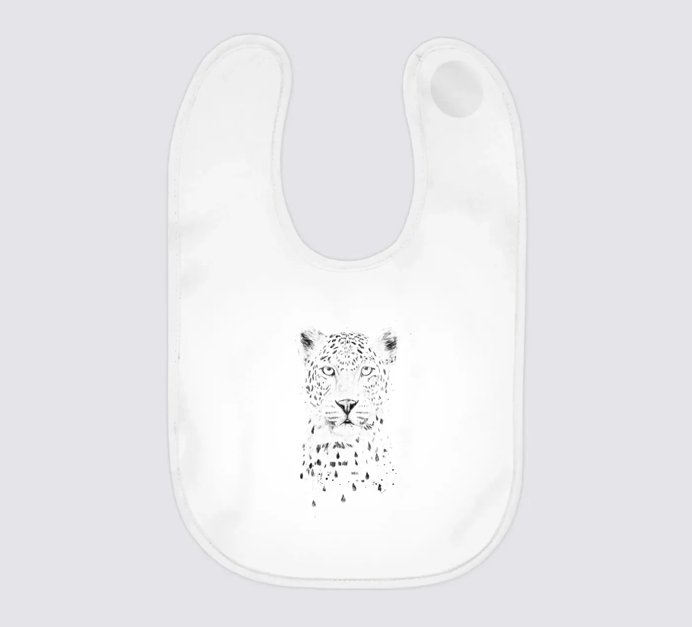 Raining Again baby bib by Balazs Solti