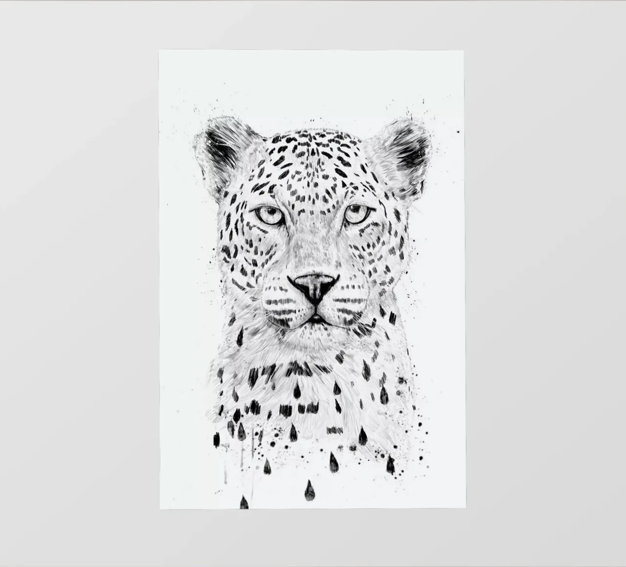 Raining Again fotobehang van Balazs Solti