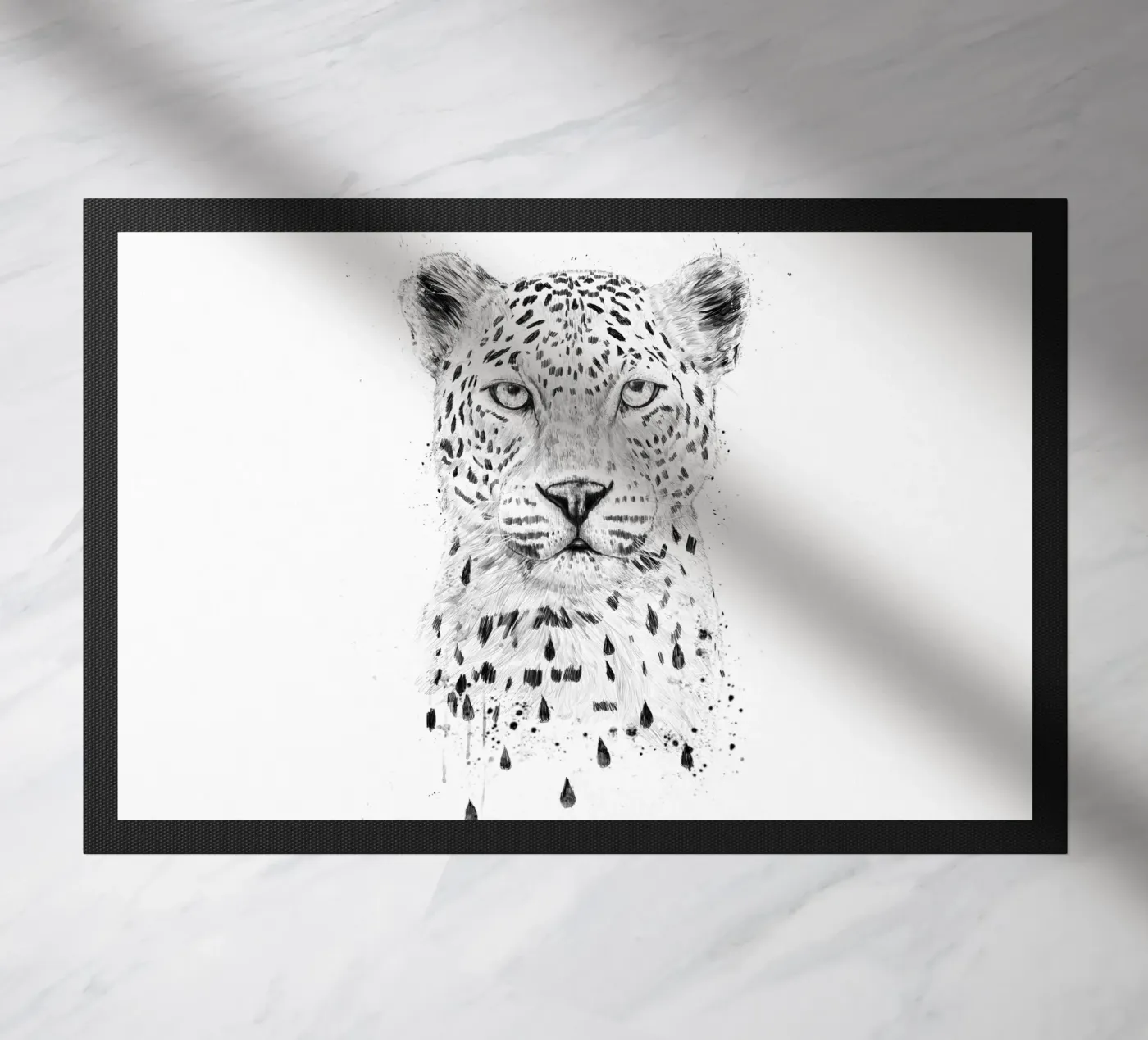 Raining Again doormat by Balazs Solti