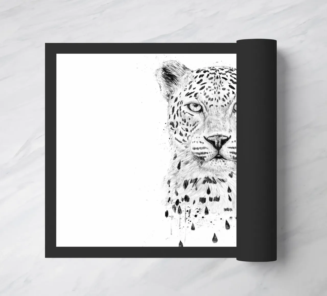 Raining Again doormat by Balazs Solti