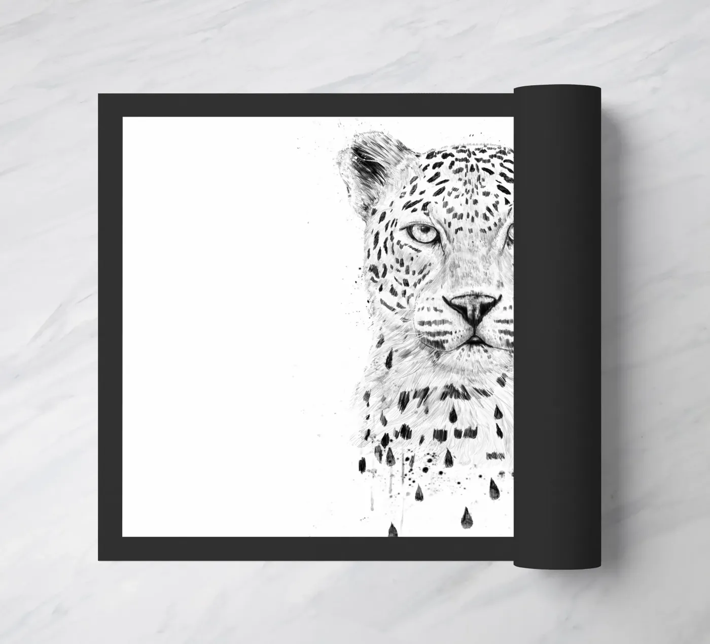 Raining Again doormat by Balazs Solti