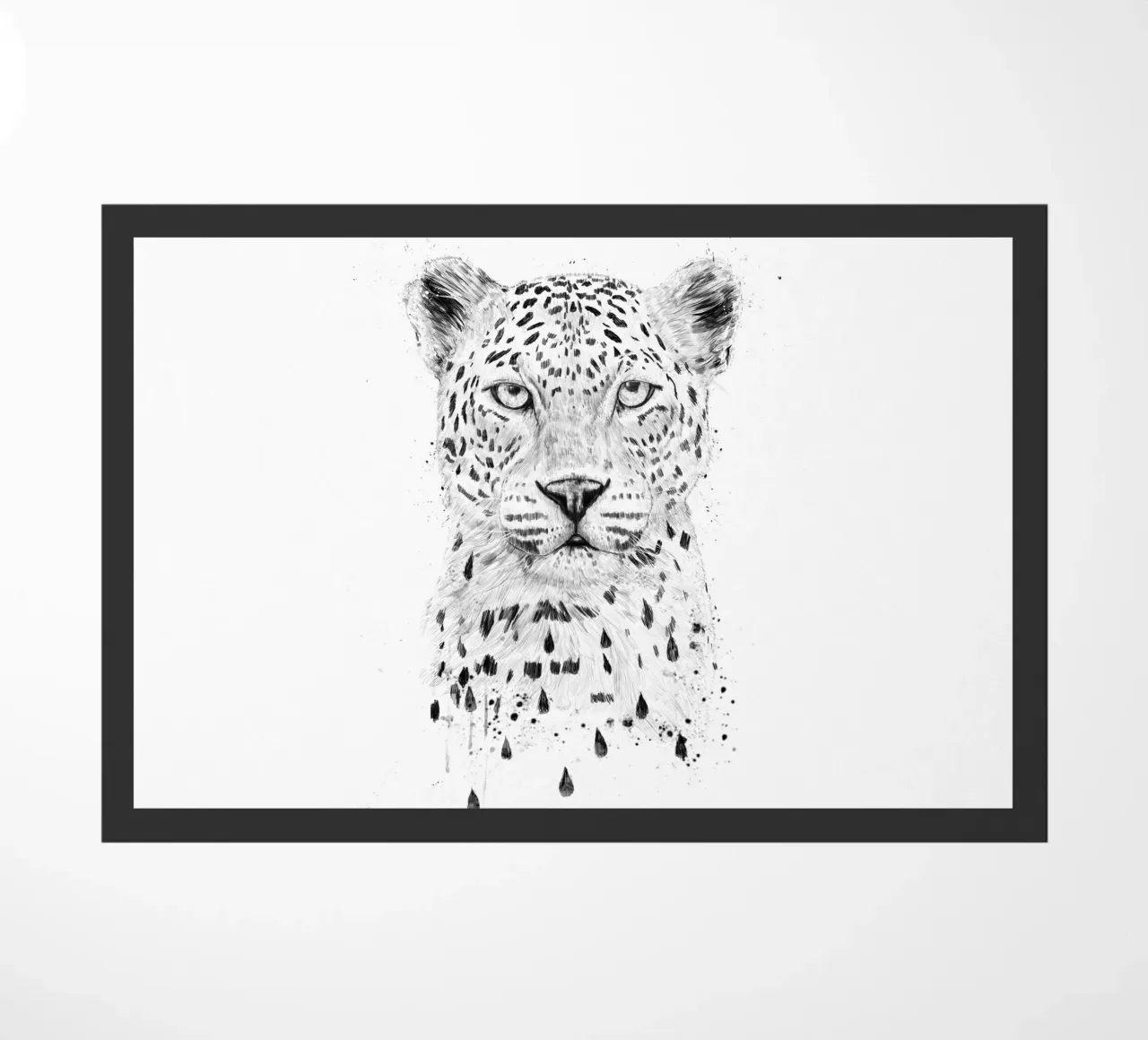 Raining Again doormat by Balazs Solti