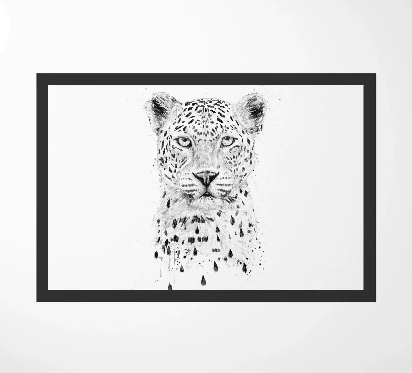 Raining Again doormat by Balazs Solti