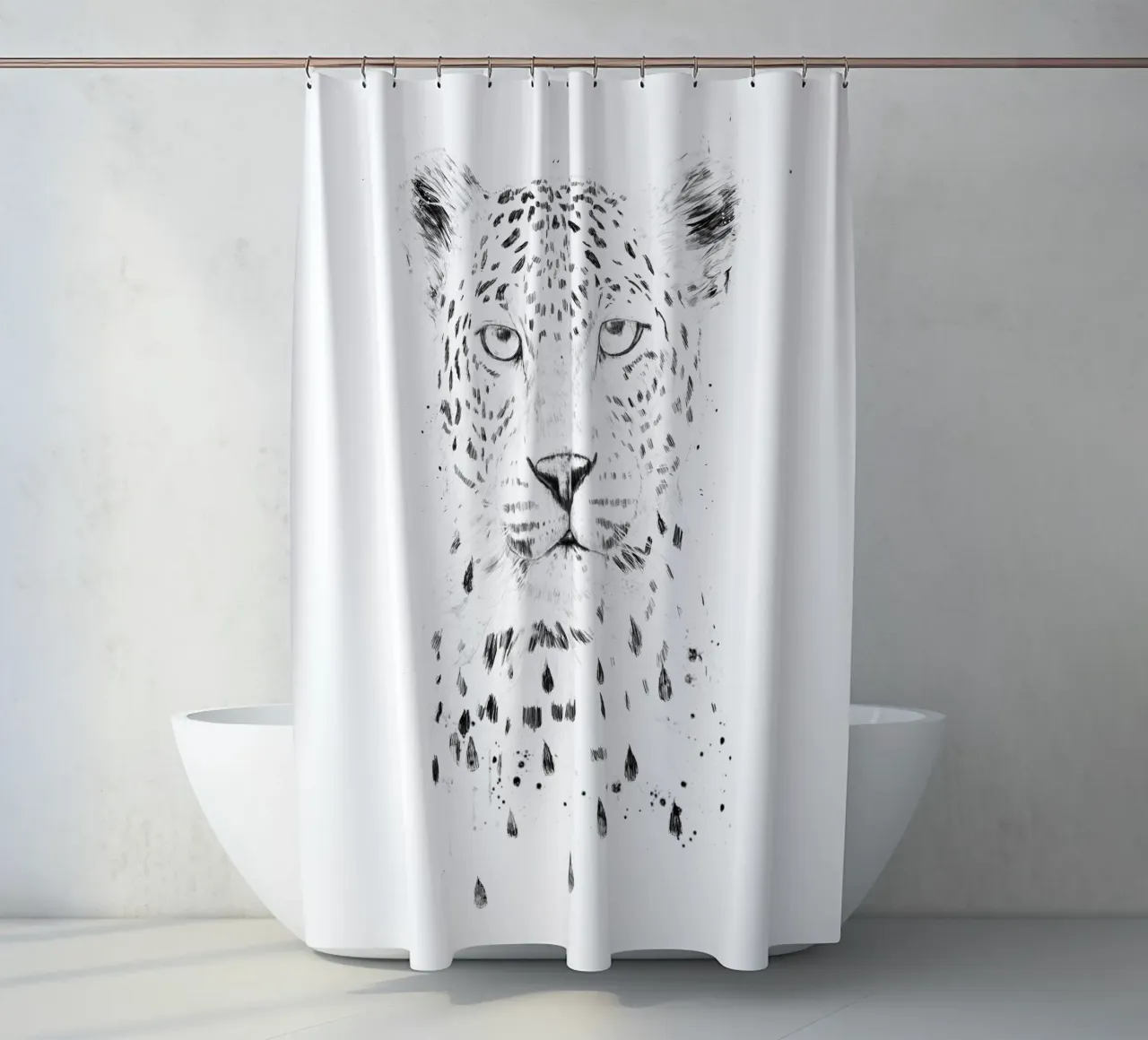 Raining Again douchegordijn van Balazs Solti