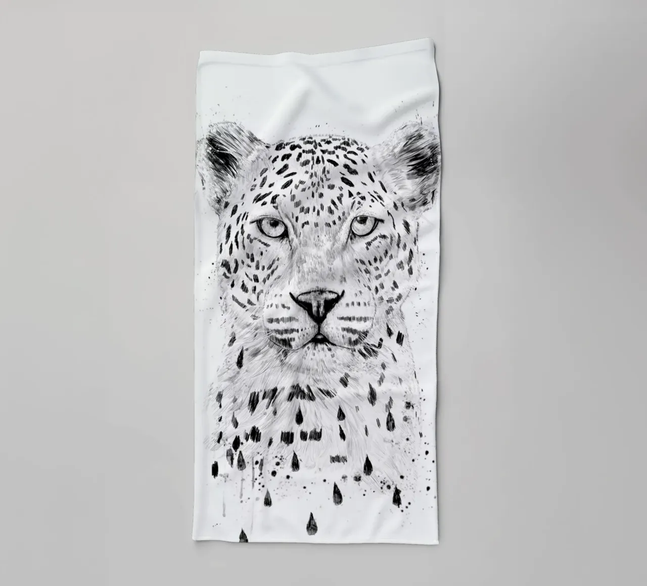 Raining Again towel by Balazs Solti