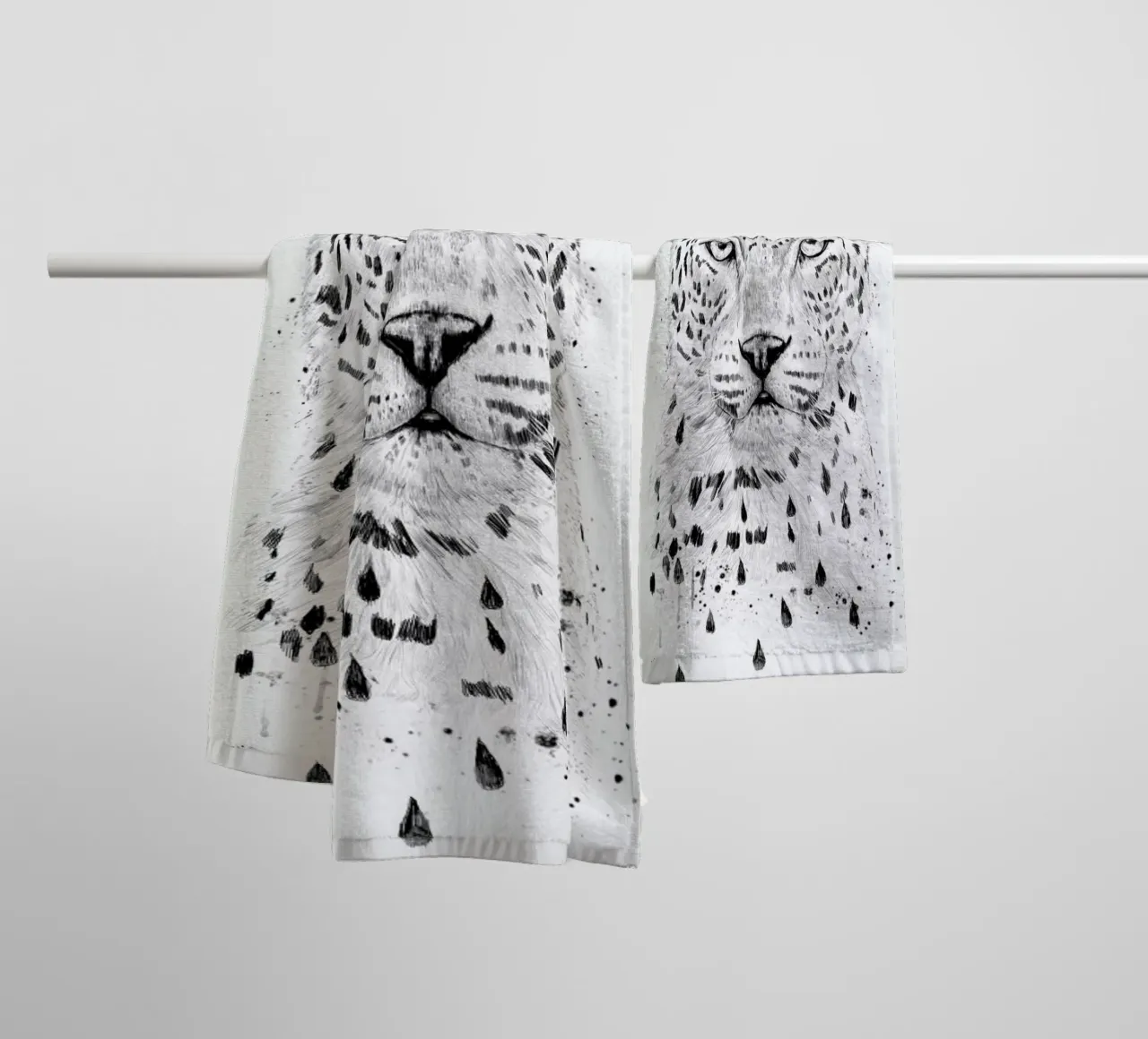 Raining Again towel by Balazs Solti