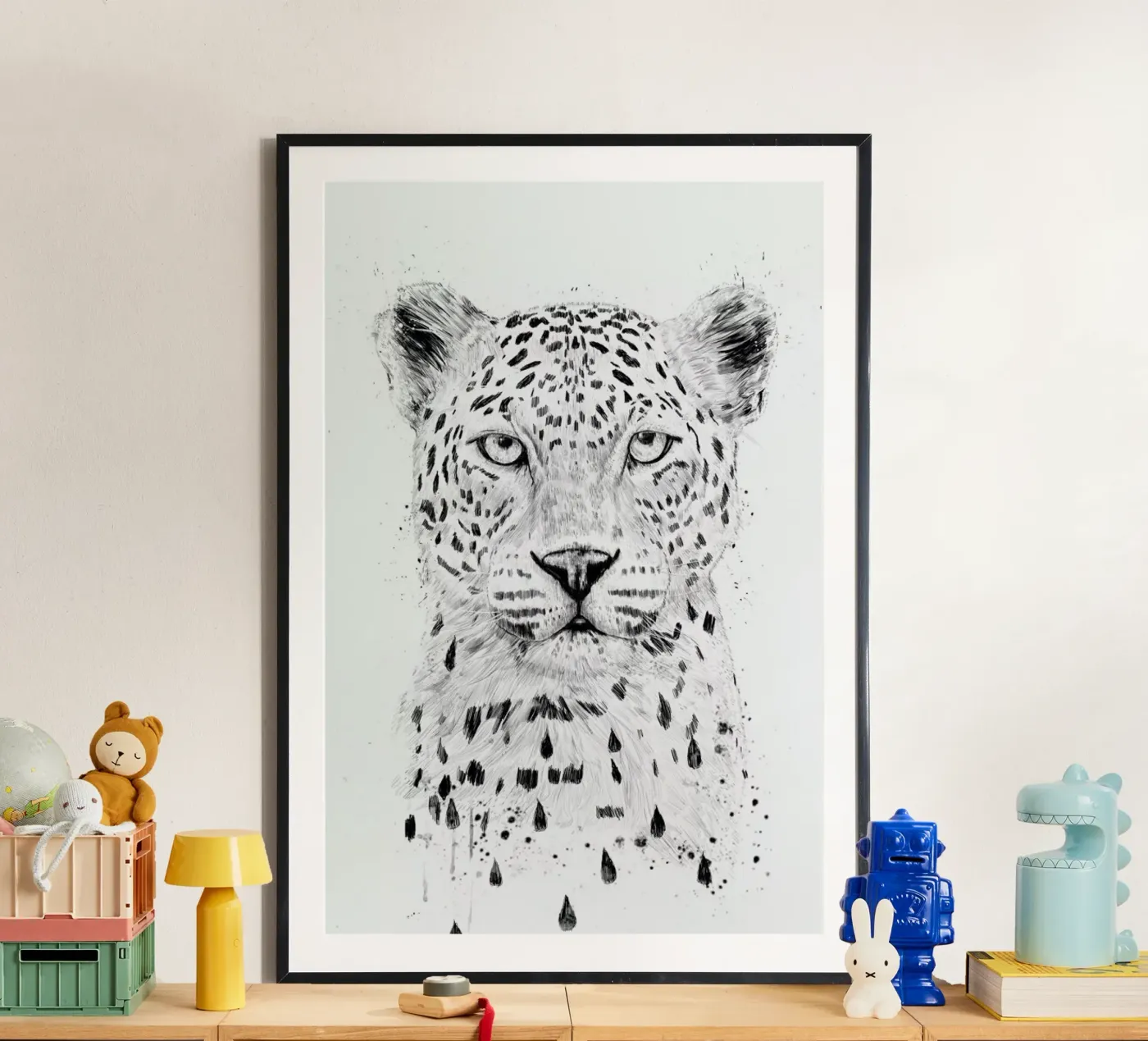 Raining Again poster van Balazs Solti