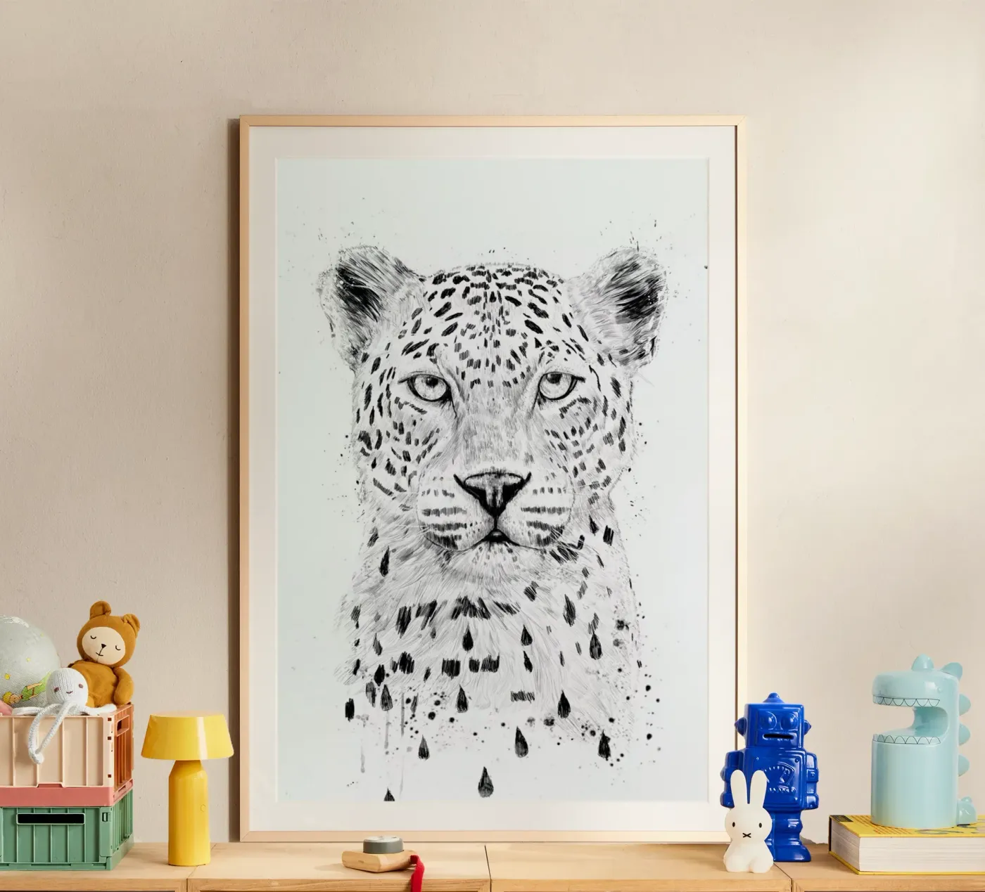 Raining Again poster van Balazs Solti