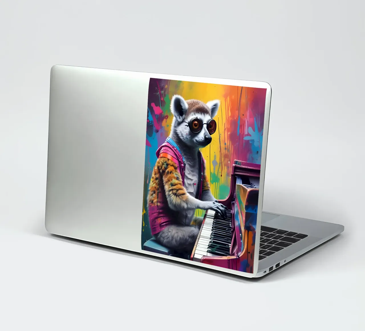 Lemur plays the piano sticker by MakArena