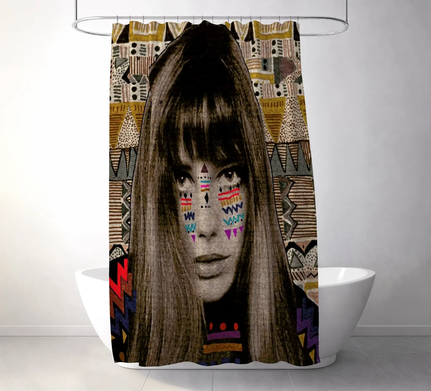 Jane Duschvorhang von Kris Tate
