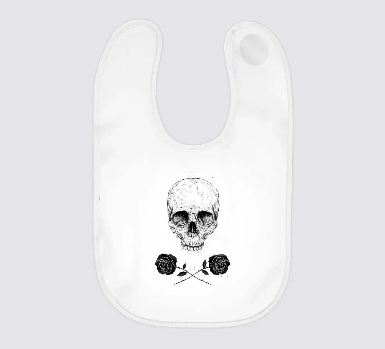 Skull N' Roses bavaglino da Balazs Solti