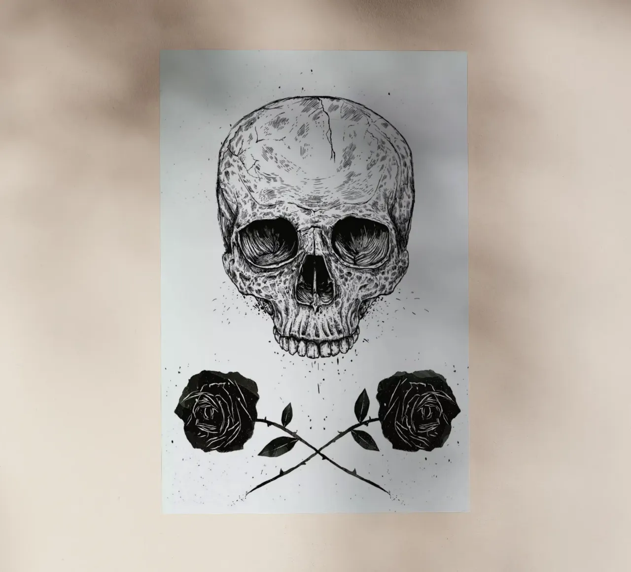 Skull N' Roses pellicola backlit da Balazs Solti