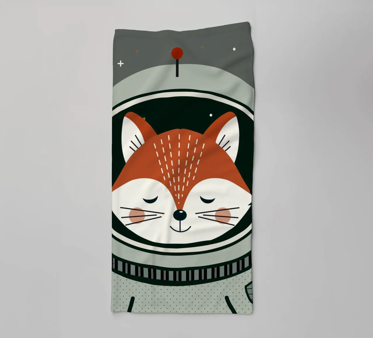 Fuchs Astronaut - Space design for dream journeys towel by namosh