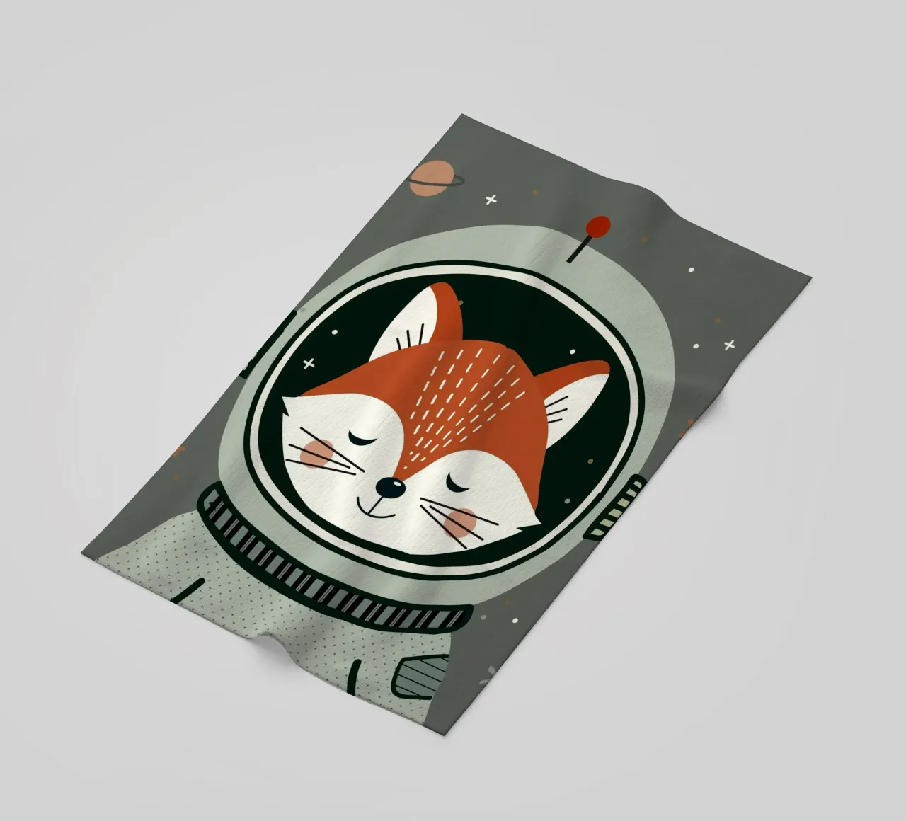 Fuchs Astronaut - Design spaziale per viaggi da sogno telo mare da namosh