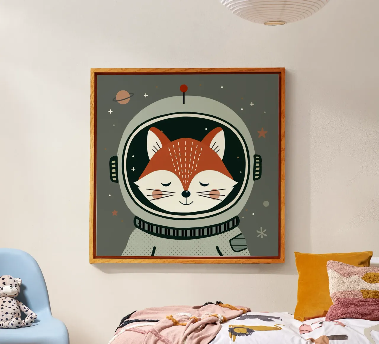 Fuchs Astronaut - Space design for dream journeys acrylic glass by namosh