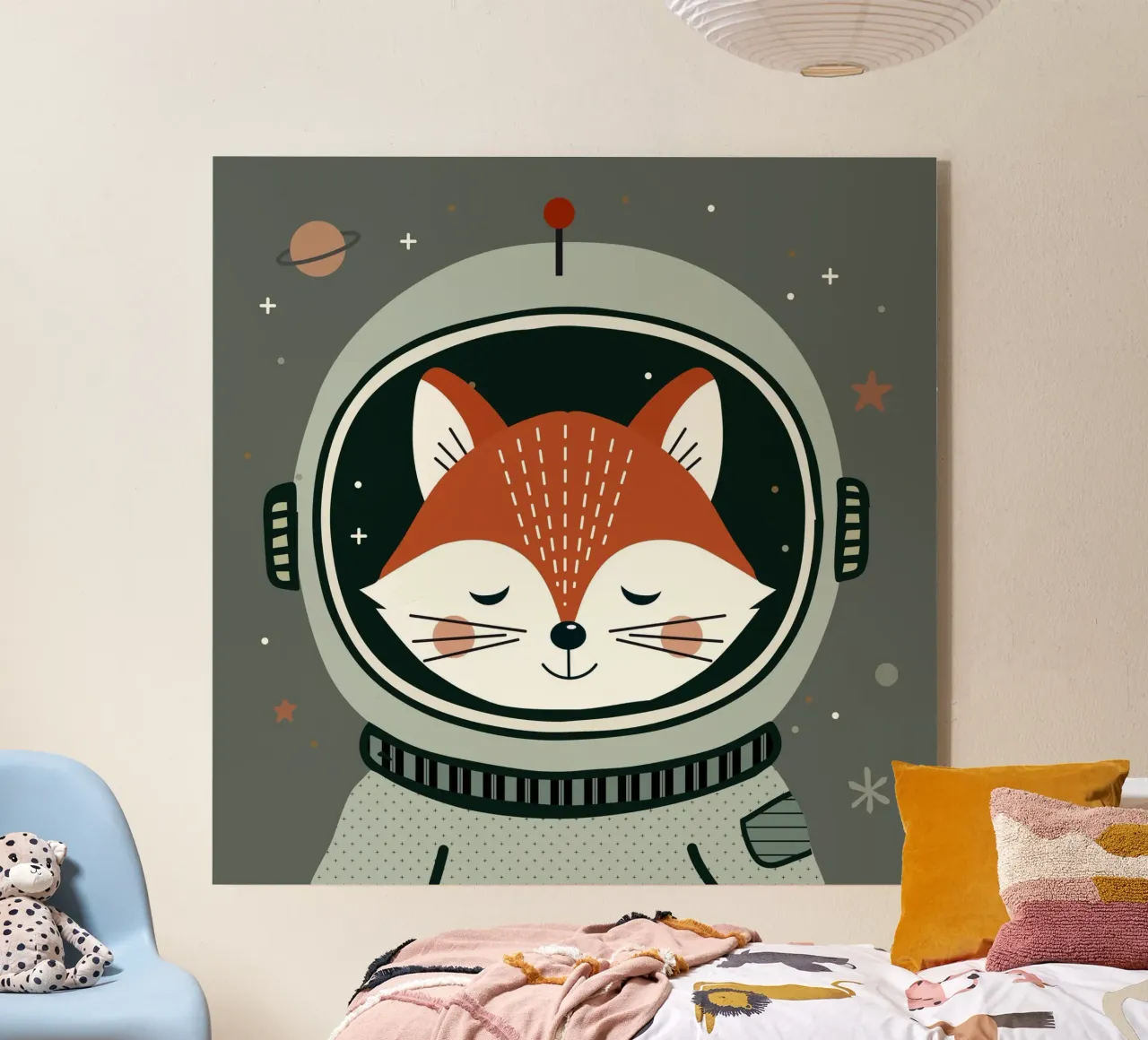 Fuchs Astronaut - Space design for dream journeys acrylic glass by namosh