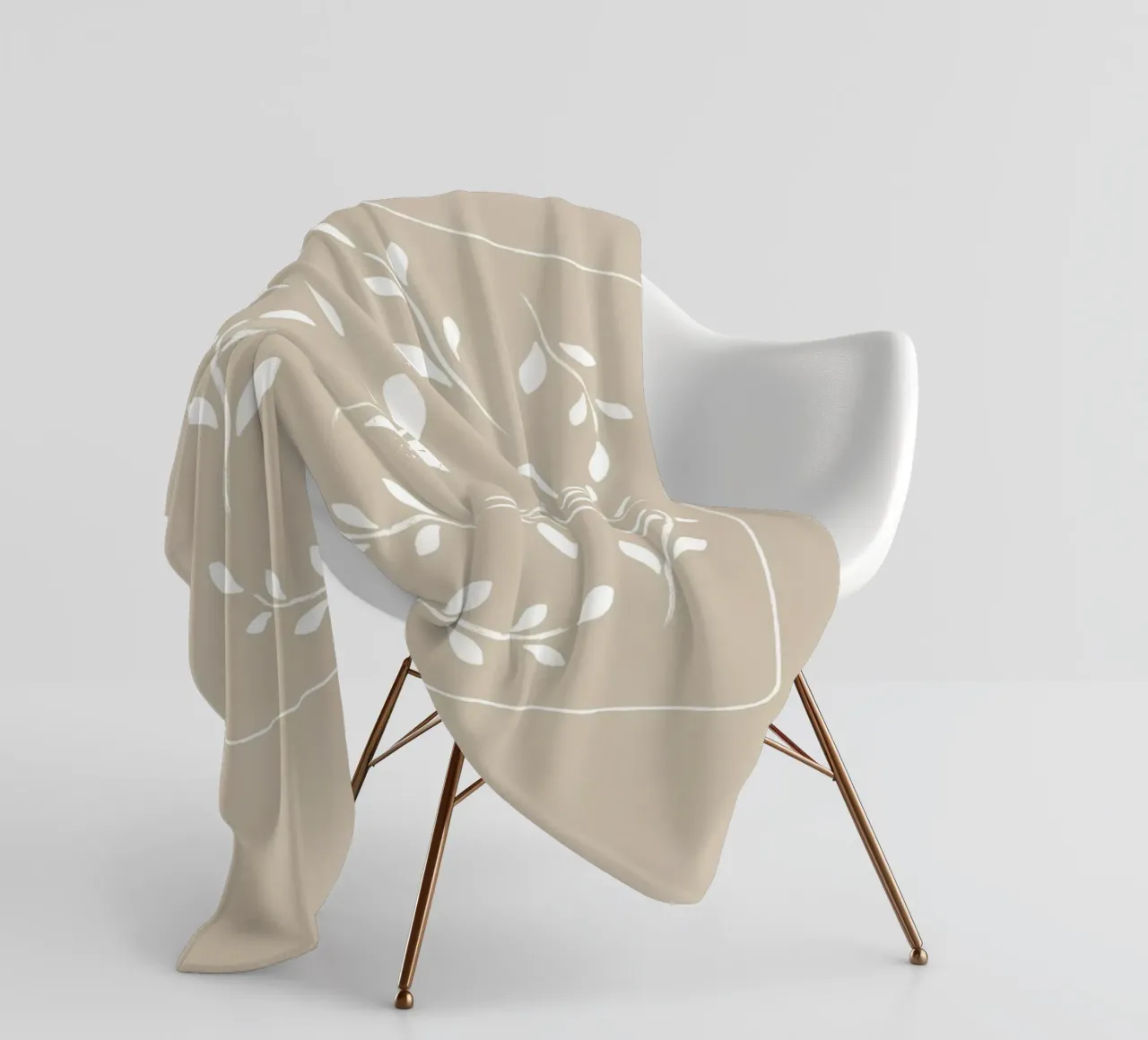 samsara coperta in pile da natural neutral