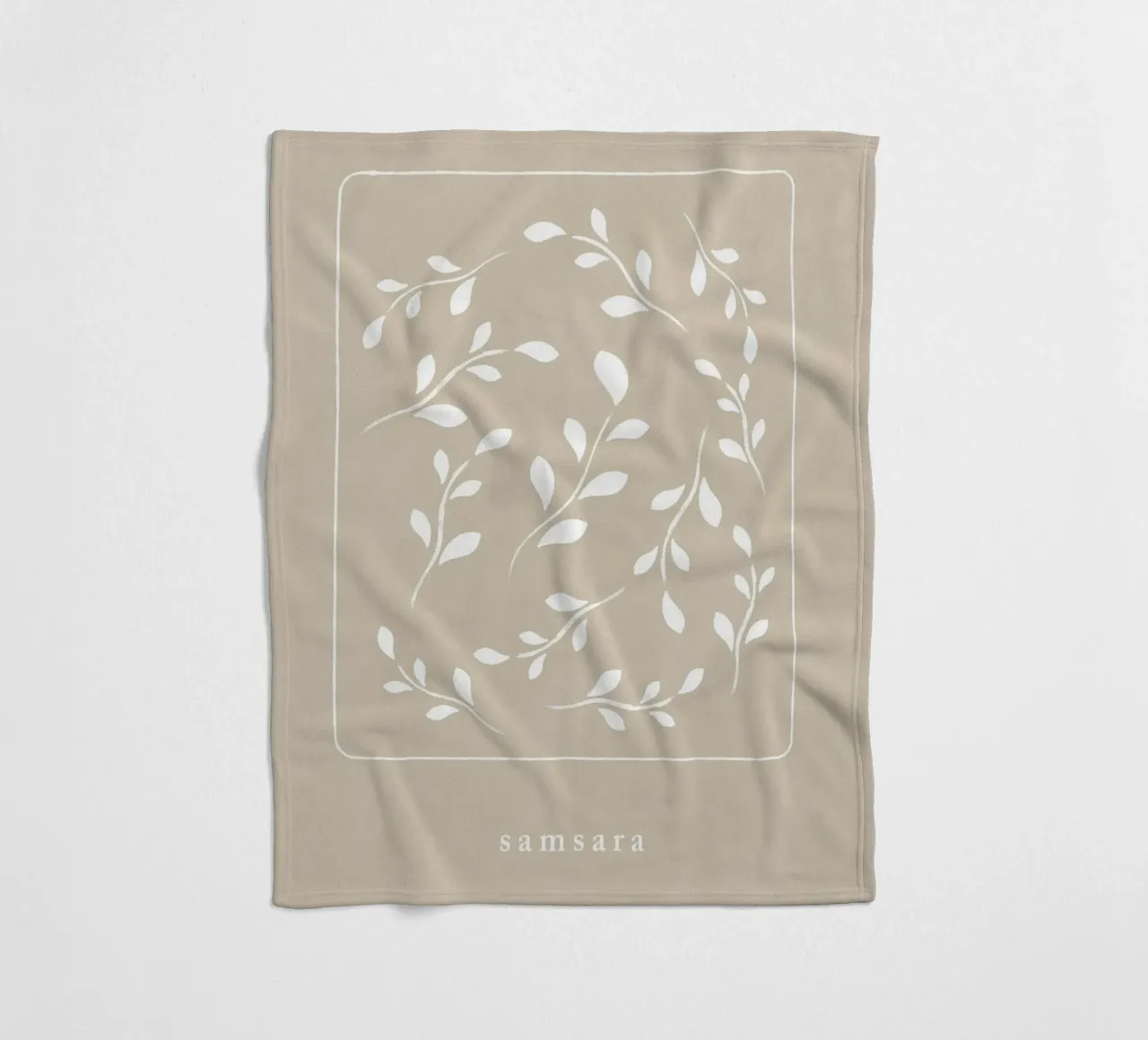samsara coperta in pile da natural neutral