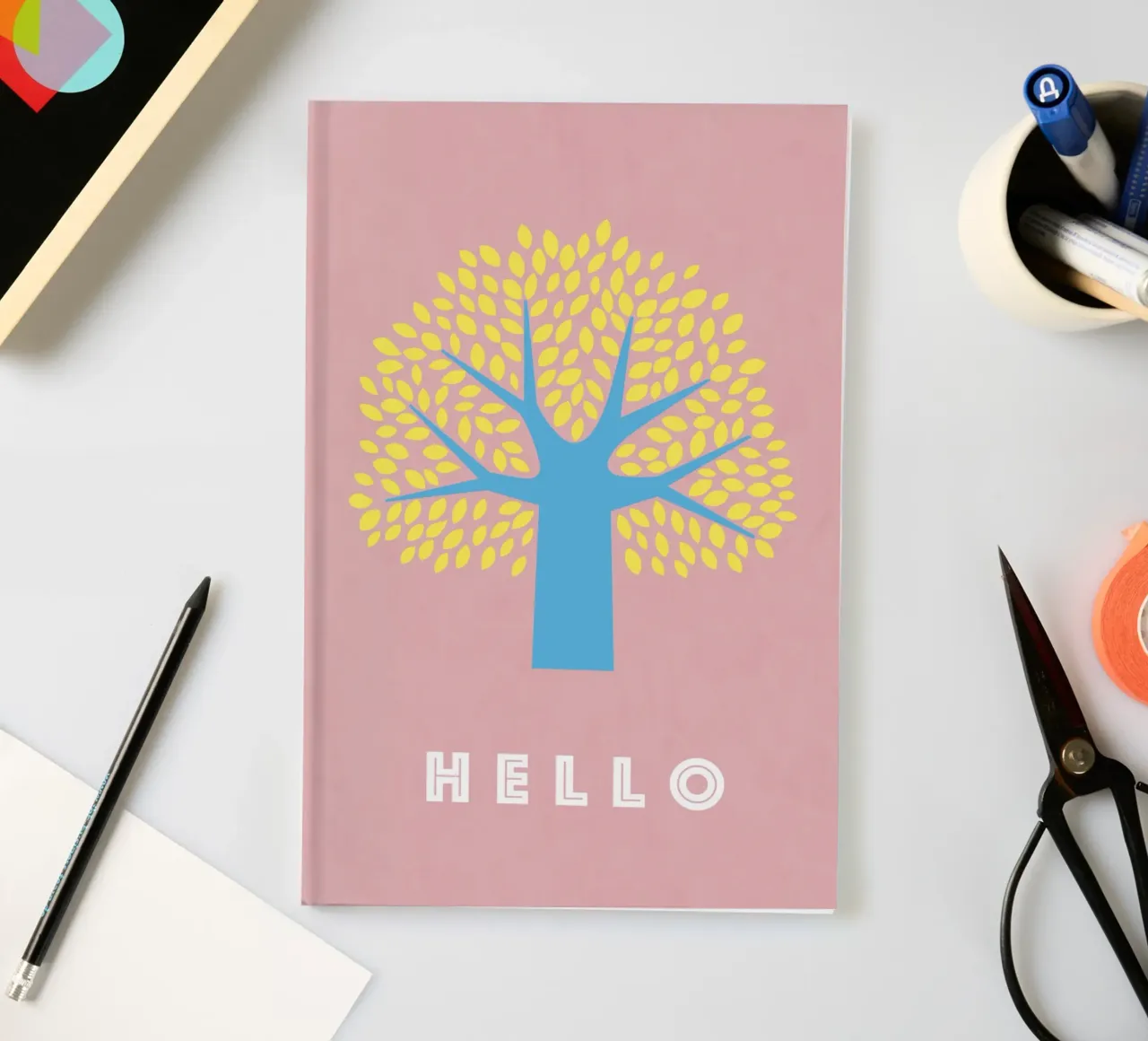 HELLO - NATURE notebook by natural neutral