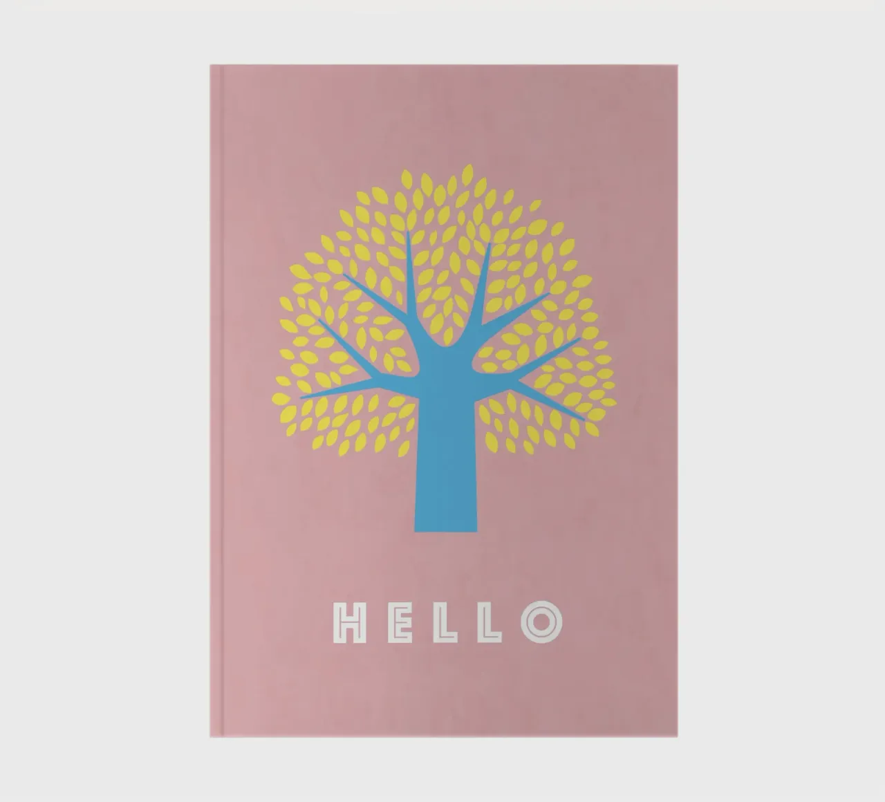 HELLO - NATURE notebook by natural neutral