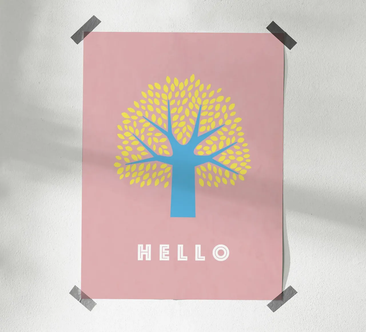 HELLO - NATURE poster da natural neutral