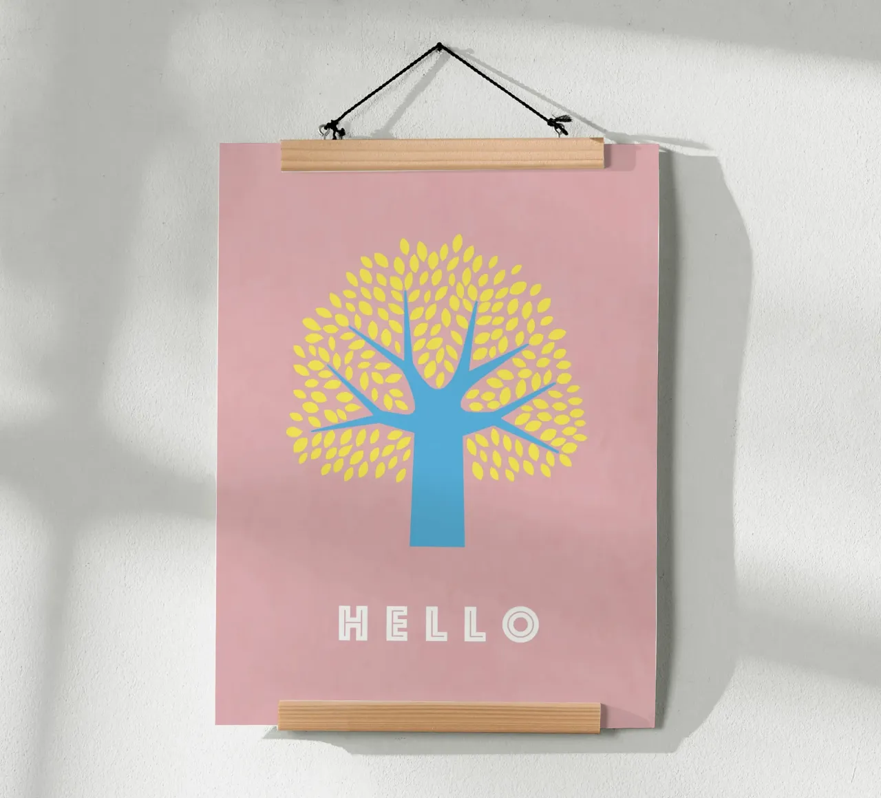 HELLO - NATURE poster da natural neutral