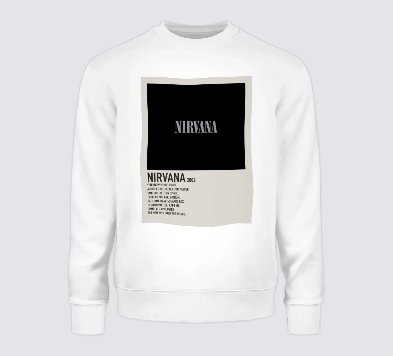 NIRVANA 2002 felpa da SoundStudio