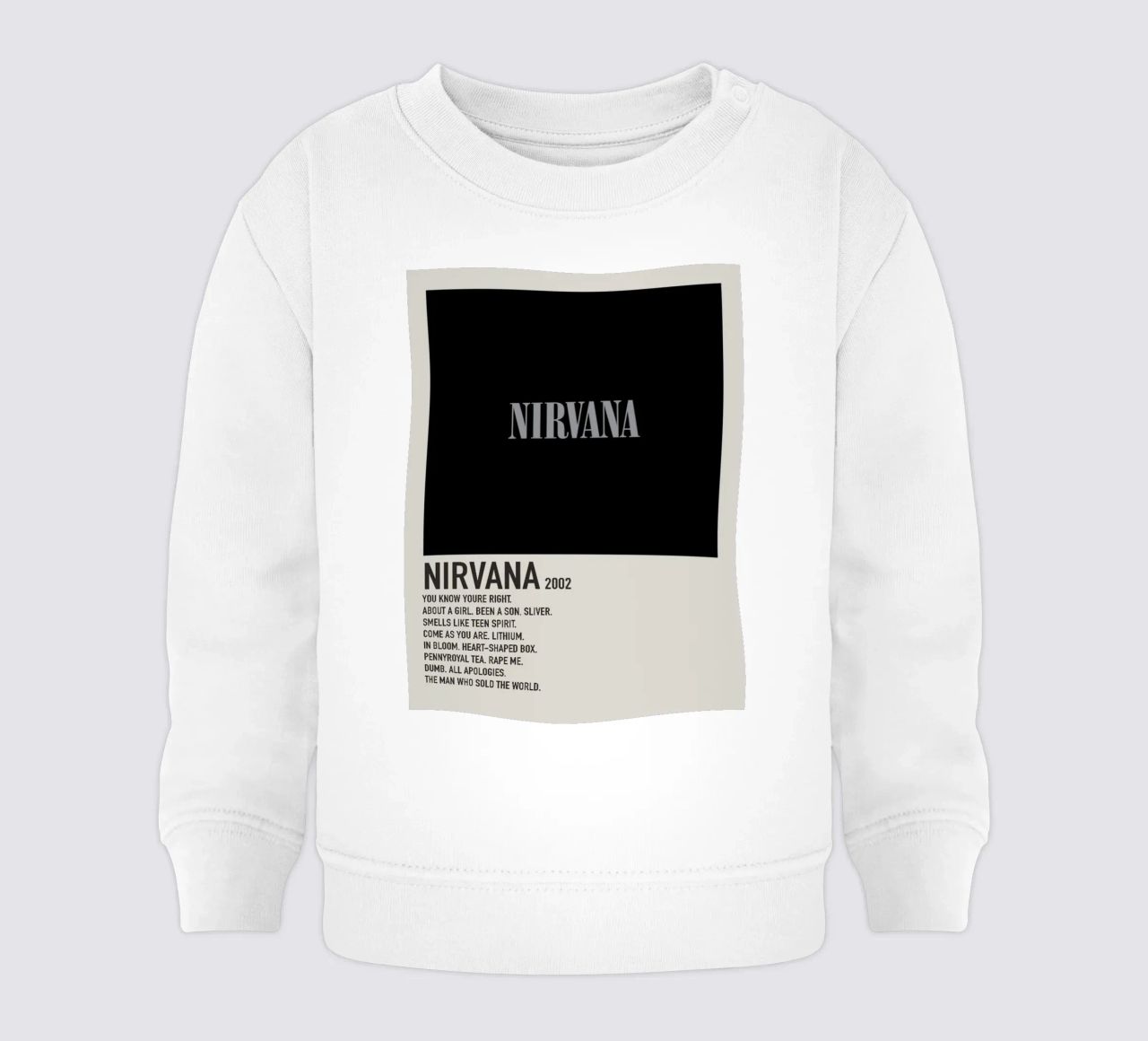 NIRVANA 2002 felpa neonato da SoundStudio