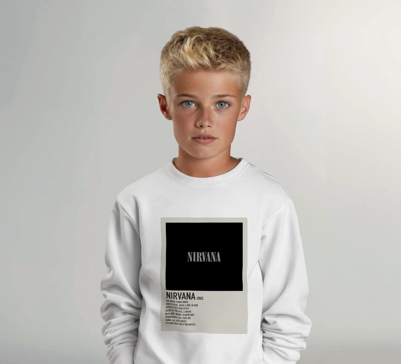 NIRVANA 2002 felpa bambino da SoundStudio