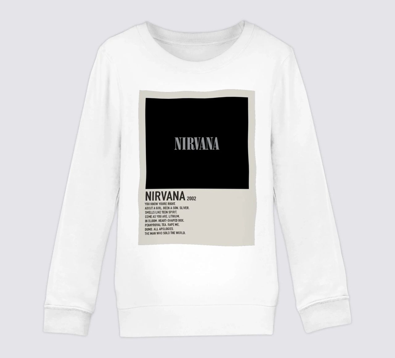 NIRVANA 2002 felpa bambino da SoundStudio