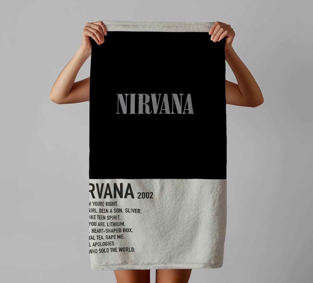 NIRVANA 2002 asciugamano da bagno da SoundStudio