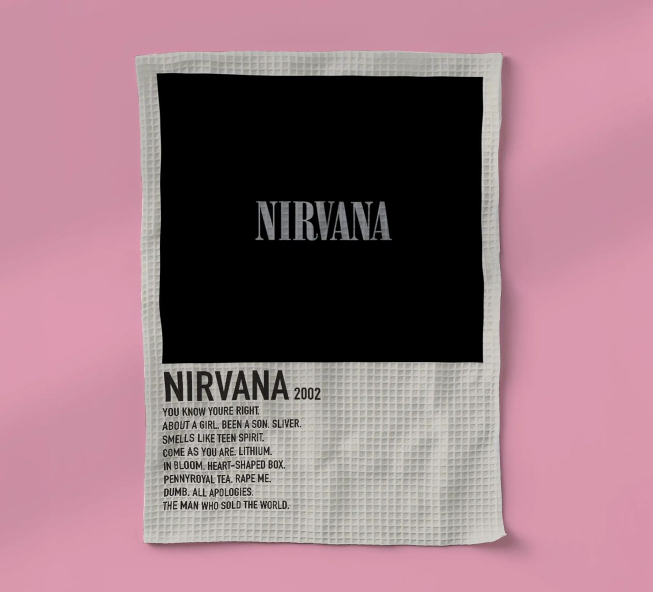 NIRVANA 2002 canovaccio da cucina da SoundStudio