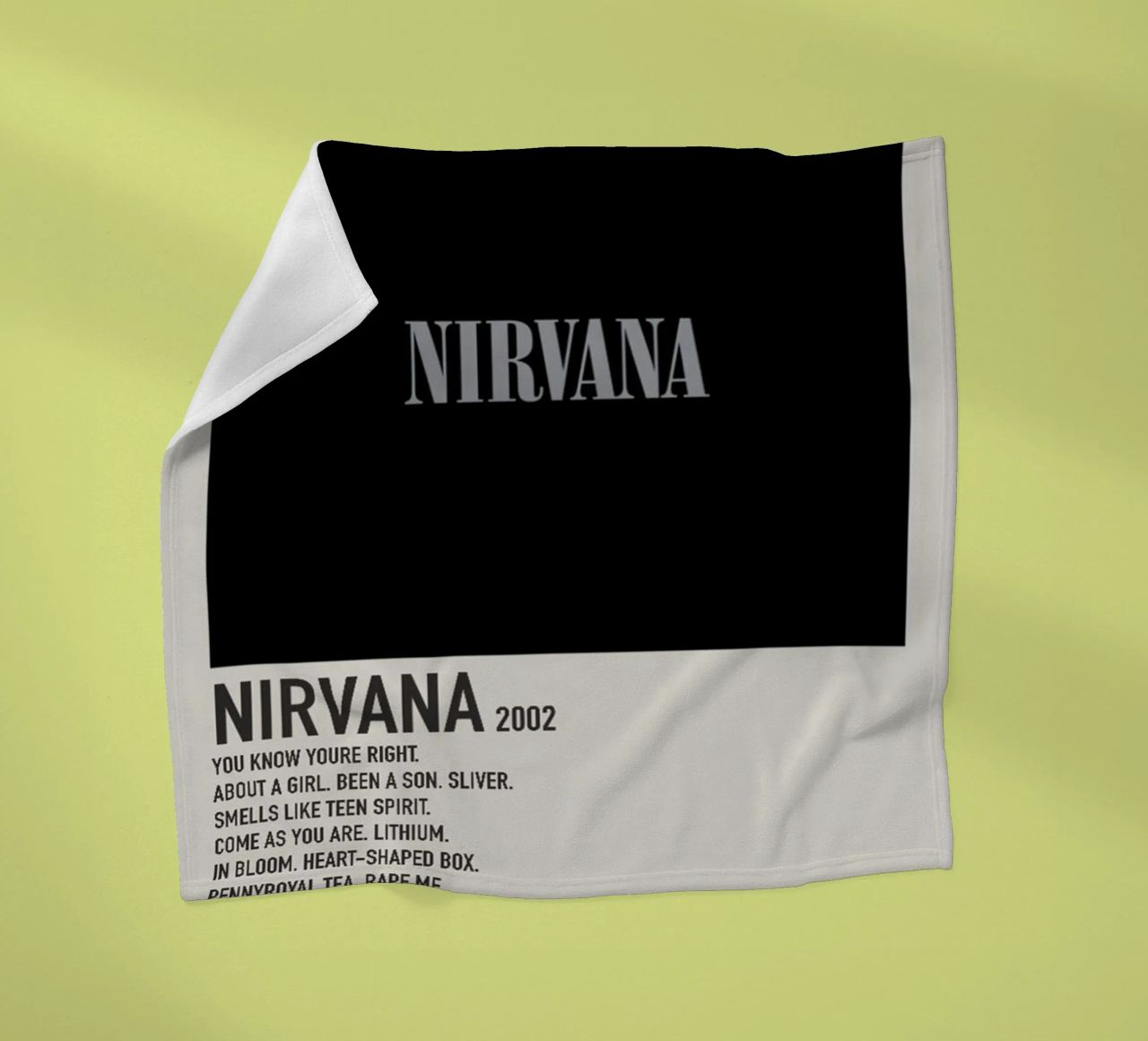 NIRVANA 2002 coperta in pile da SoundStudio