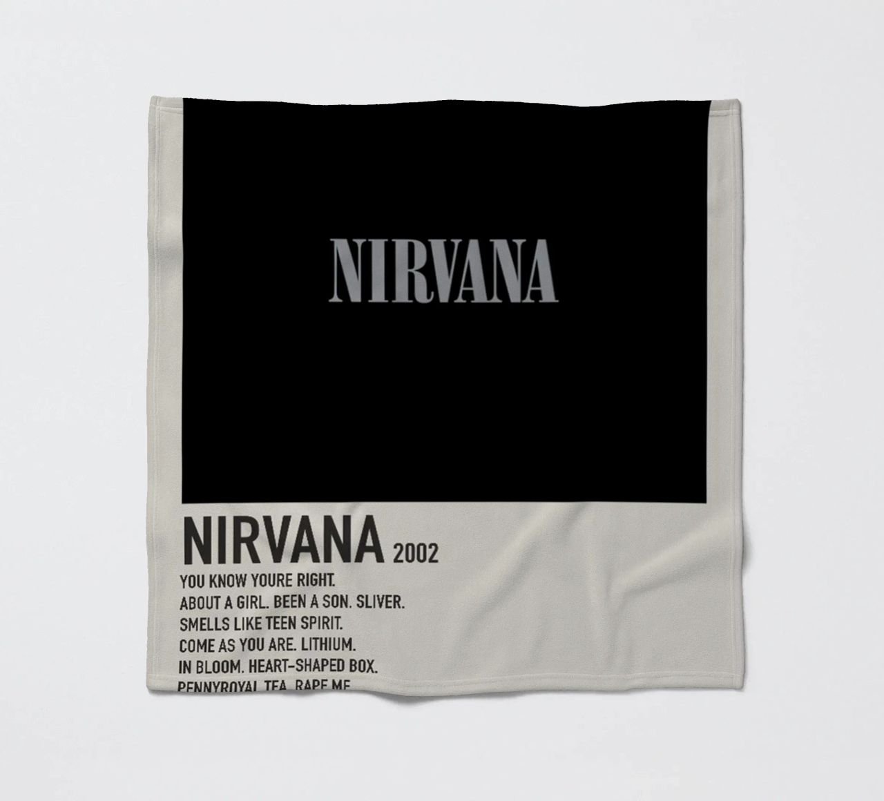 NIRVANA 2002 coperta in pile da SoundStudio