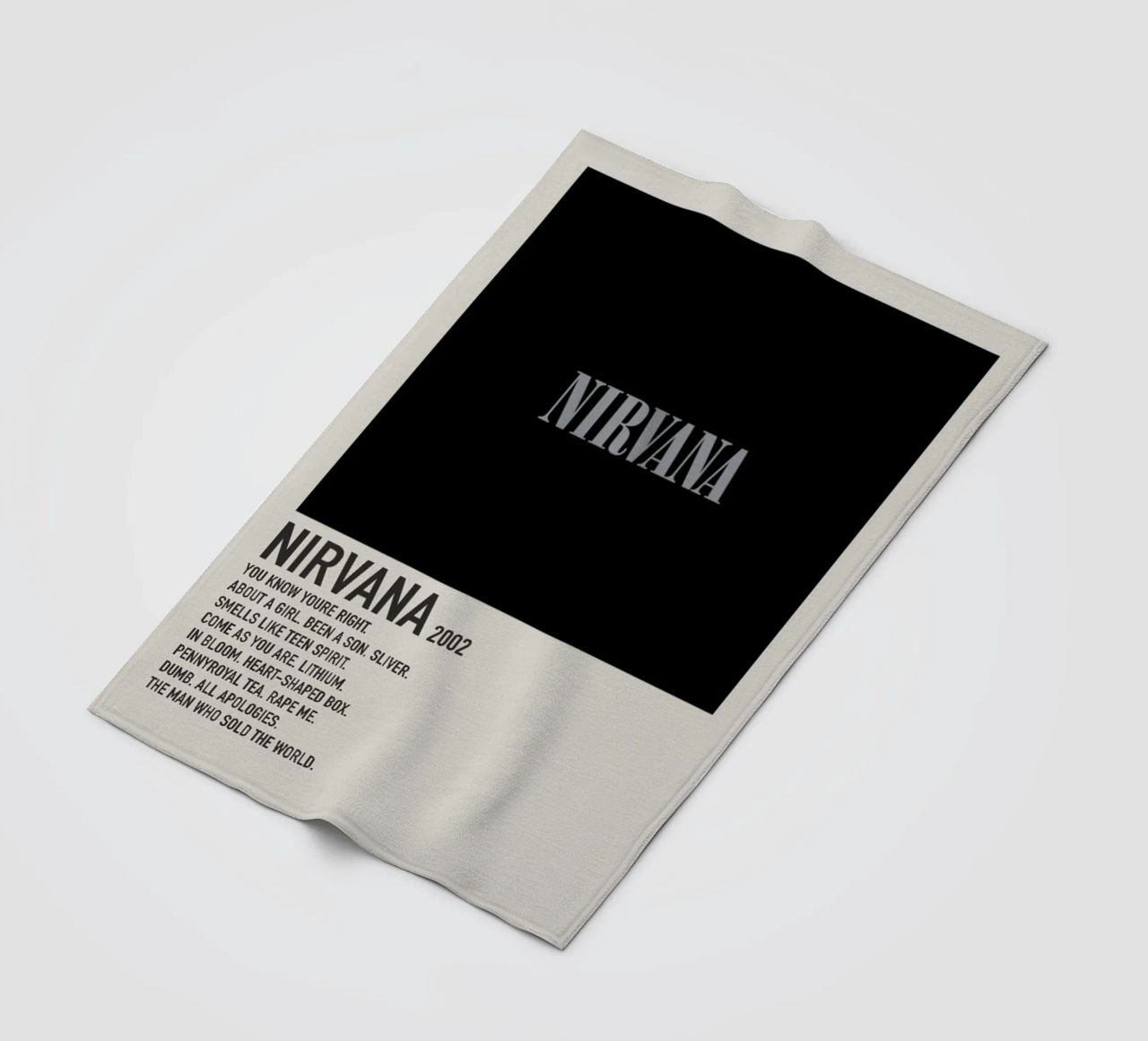 NIRVANA 2002 coperta in pile da SoundStudio