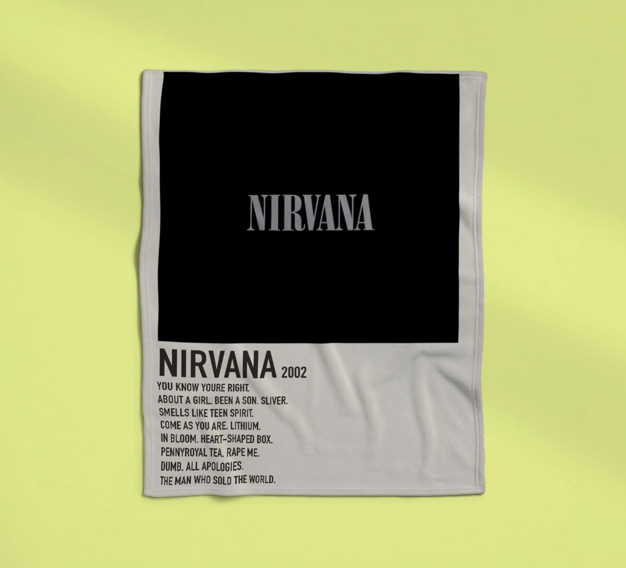 NIRVANA 2002 coperta in pile da SoundStudio