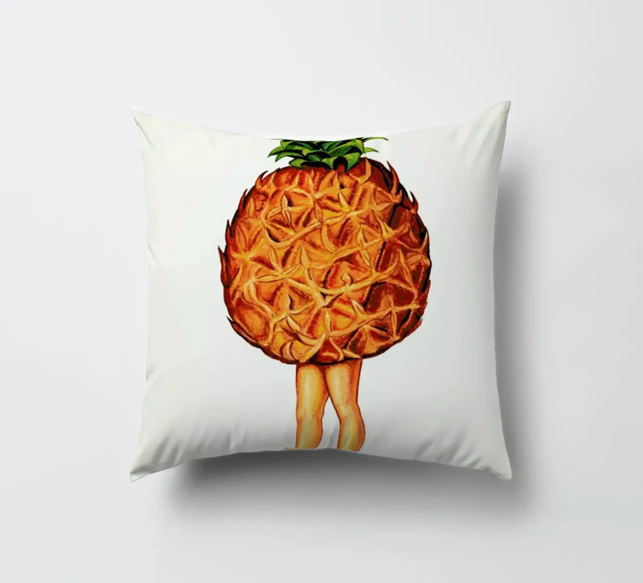 Fruit Stand - Pineapple cuscino da Kelly Gilleran