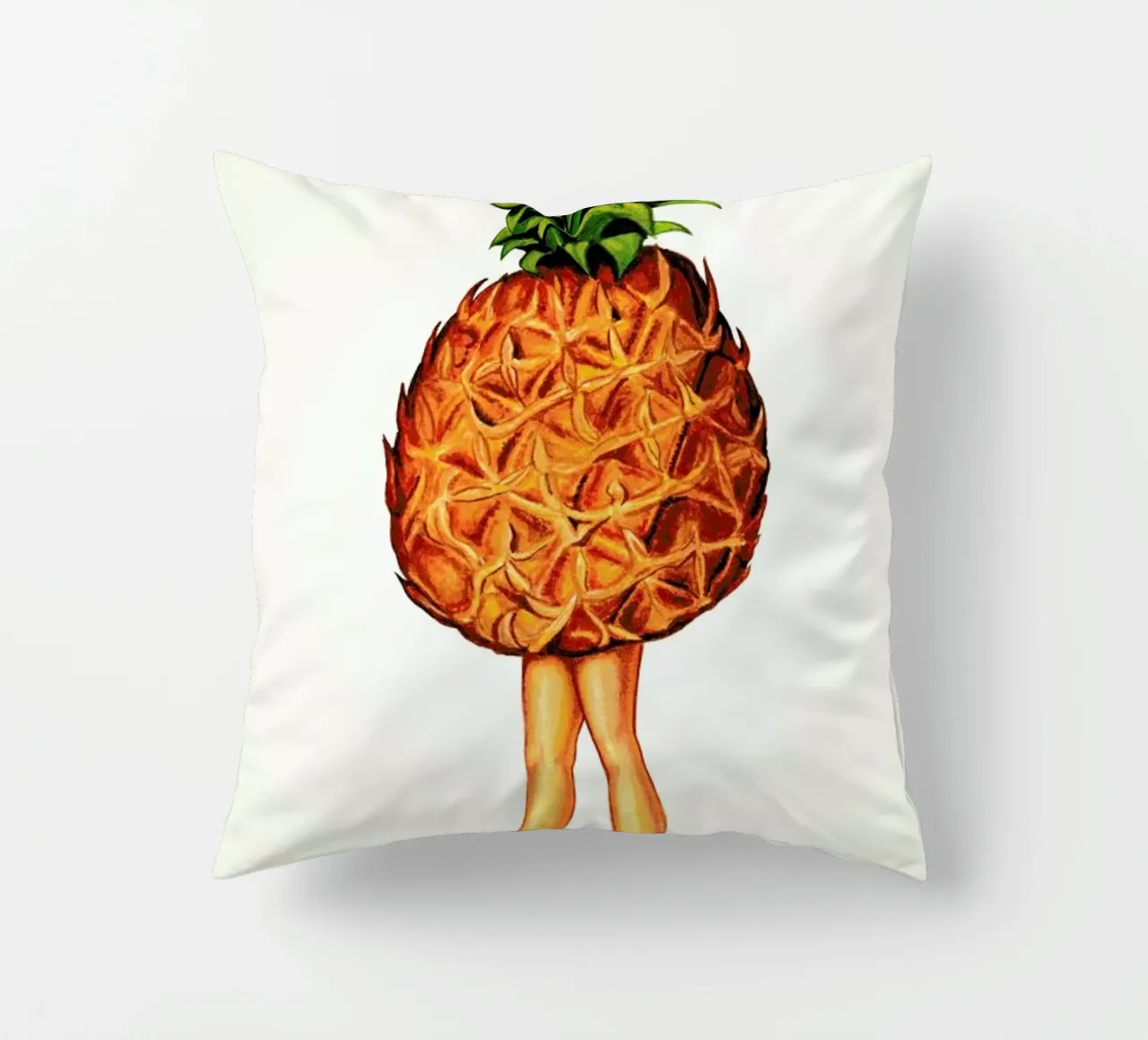 Fruit Stand - Pineapple cuscino da Kelly Gilleran