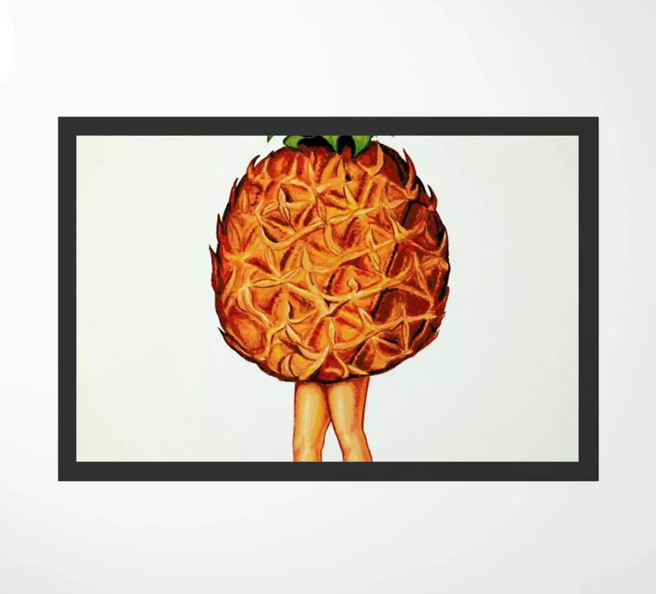 Fruit Stand - Pineapple deurmat van Kelly Gilleran