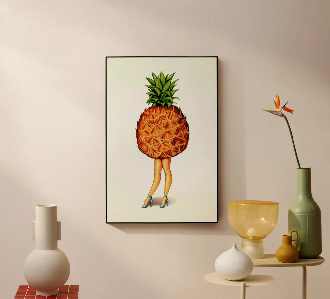Fruit Stand - Pineapple plexiglass da Kelly Gilleran