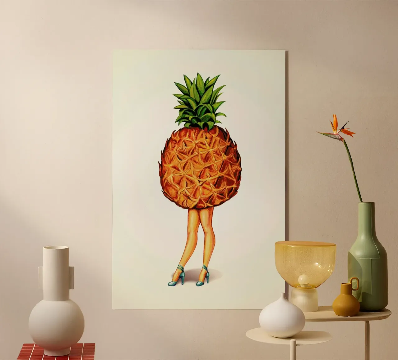 Fruit Stand - Pineapple plexiglass da Kelly Gilleran