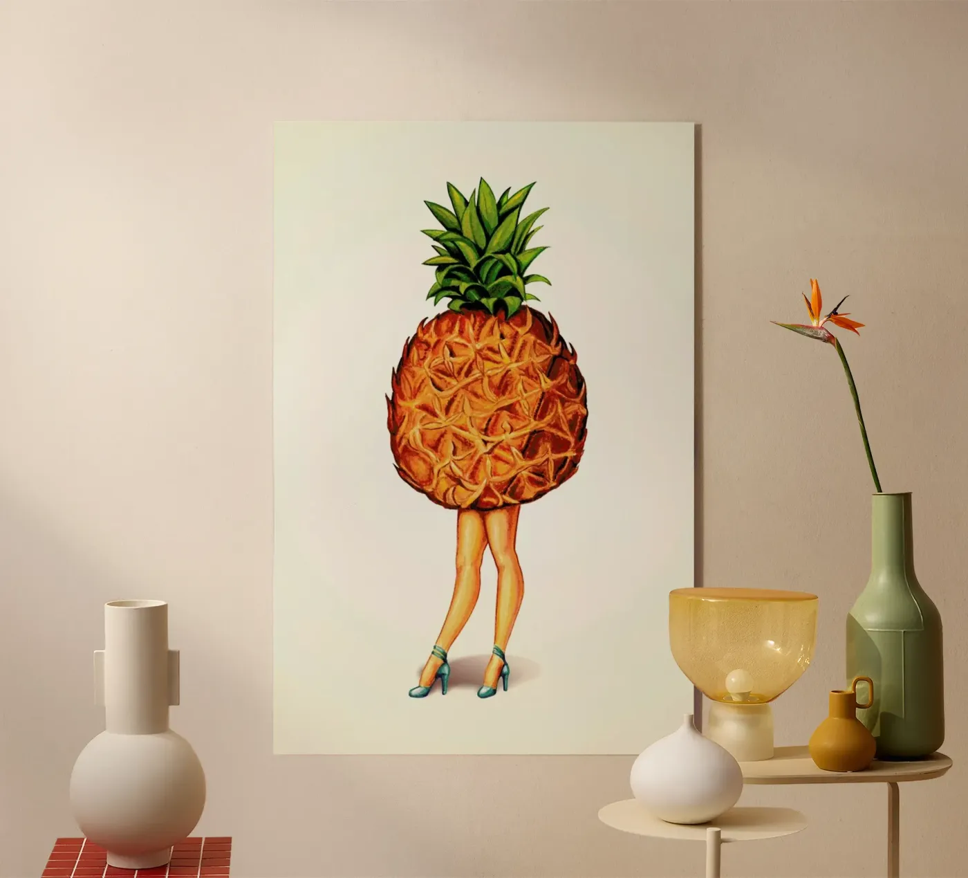 Fruit Stand - Pineapple plexiglass da Kelly Gilleran